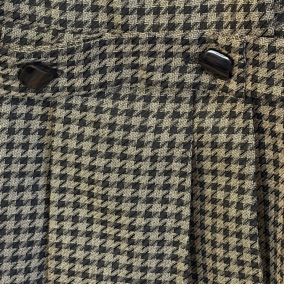 Kasper for ASL Black and Gray Blazer Tailored Houndstooth Jacket - Picture 6 of 11